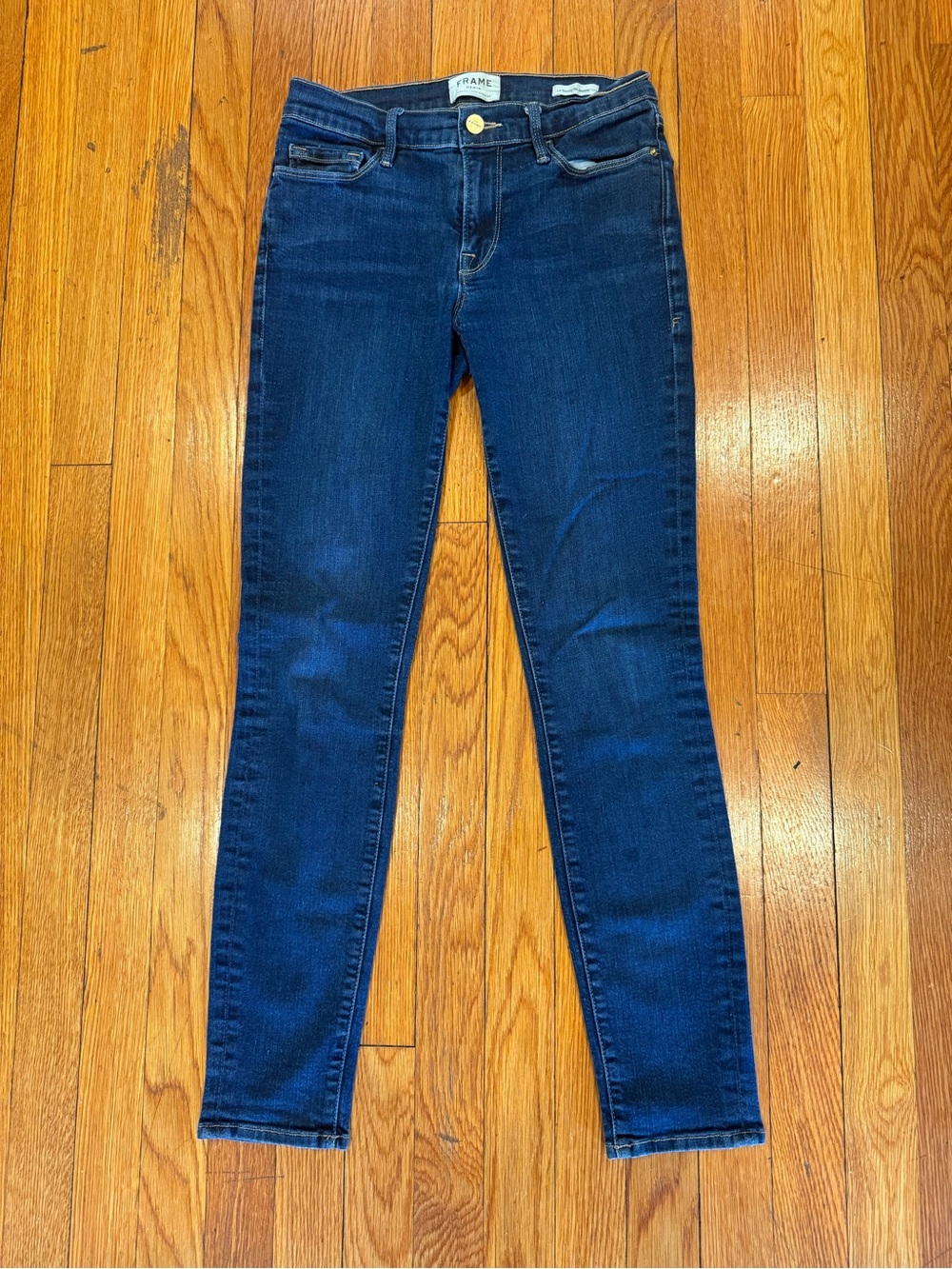 FRAME Denim Le Skinny De Jeanne Blue Jeans Size 28